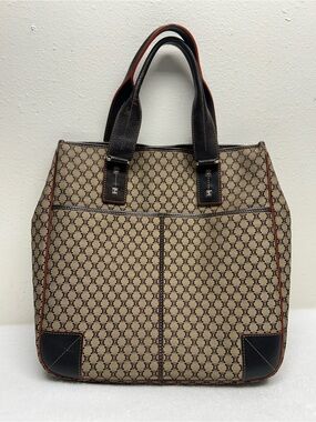 Celine Macadam Canvas Tote Bag